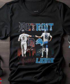 Detroit Lions x Detroit Tigers Signature Unisex T Shirt