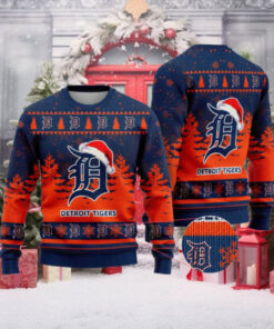 Detroit Tigers Christmas Holiday 2024 Sweater