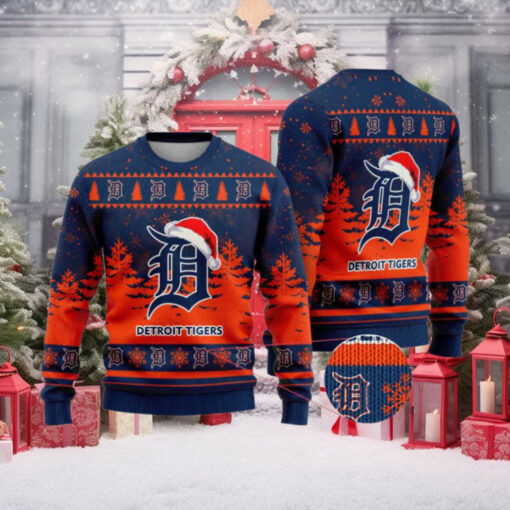 Detroit Tigers Christmas Holiday 2024 Sweater