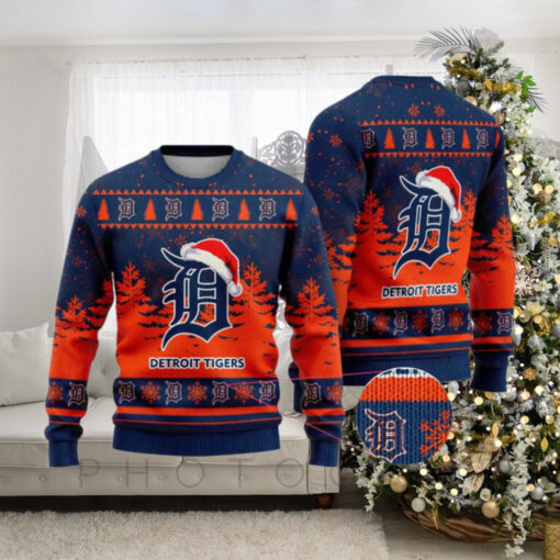 Detroit Tigers Christmas Holiday 2024 Sweater