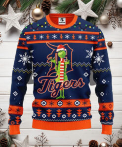 Detroit Tigers Grinch Christmas Ugly Christmas Sweater