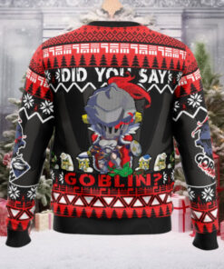 Did You Say Goblin Goblin Slayer Ugly Christmas Sweater