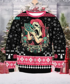 Don’t Hang Up Scream Funny Ugly Christmas Sweater