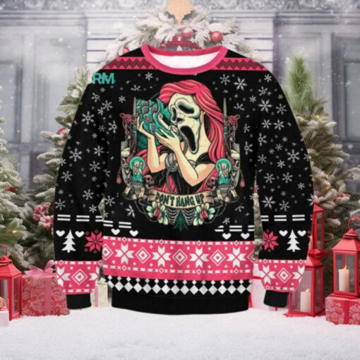 Don’t Hang Up Scream Funny Ugly Christmas Sweater