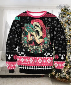 Don’t Hang Up Scream Funny Ugly Christmas Sweater