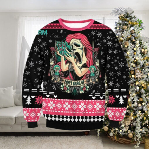 Don’t Hang Up Scream Funny Ugly Christmas Sweater