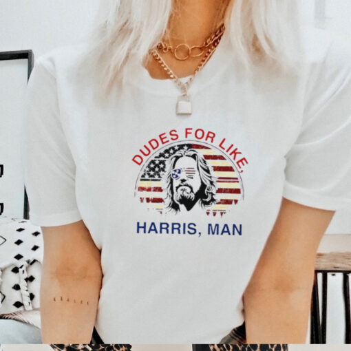 Dues for like Harris man American flag new shirt