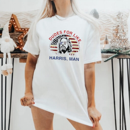 Dues for like Harris man American flag new shirt