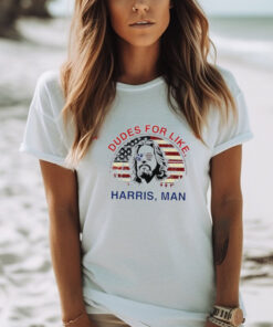 Dues for like Harris man American flag new shirt