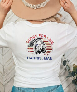 Dues for like Harris man American flag new shirt