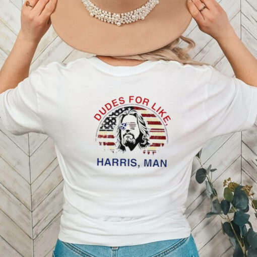 Dues for like Harris man American flag new shirt