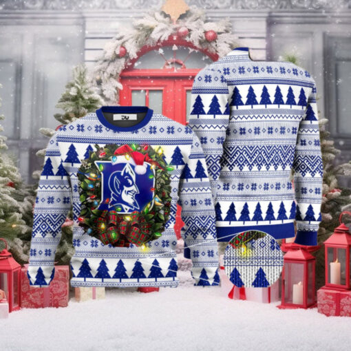 Duke Blue Devils Basketball NCAA Ugly Christmas Sweater