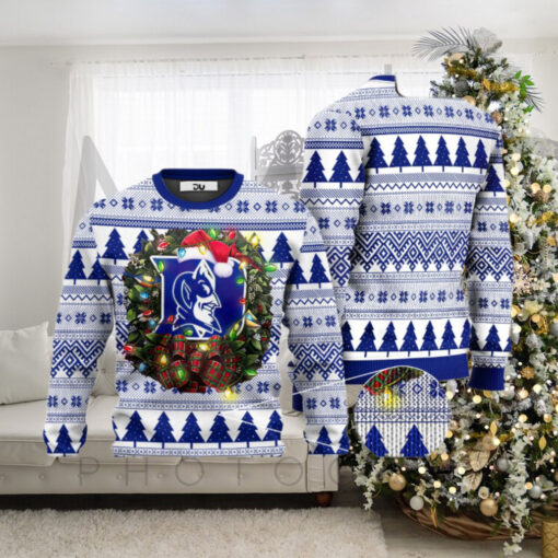 Duke Blue Devils Basketball NCAA Ugly Christmas Sweater