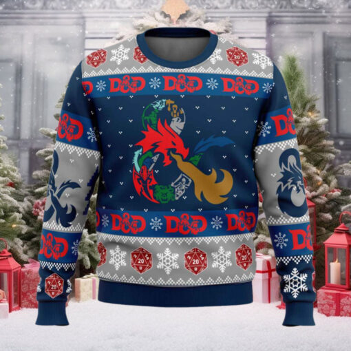 Dungeons and Dragons Ugly Christmas Sweater