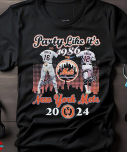 Dwight Gooden Francisco Lindor Party Like It’s 1986 New York Mets 2024 Shirt