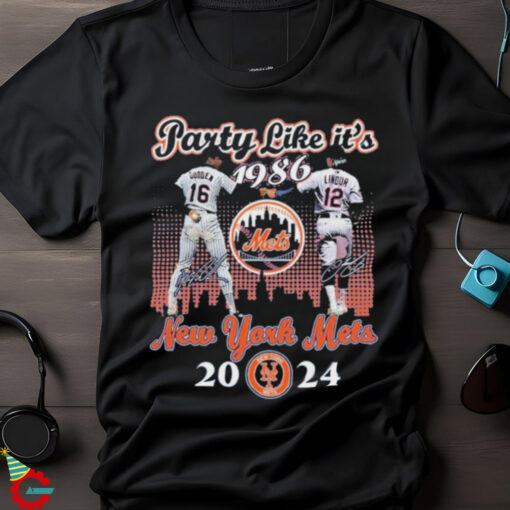 Dwight Gooden Francisco Lindor Party Like It’s 1986 New York Mets 2024 Shirt