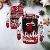 Pittsburgh Penguins One Too Many Light Up Ugly Sweater Holiday Ugly Christmas Sweater