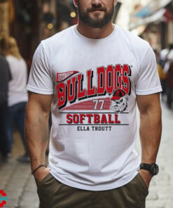 Ella Troutt #77 Georgia Bulldogs softball shirt