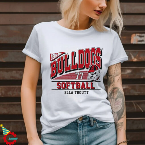 Ella Troutt #77 Georgia Bulldogs softball shirt