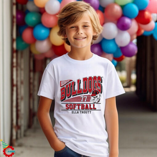 Ella Troutt #77 Georgia Bulldogs softball shirt