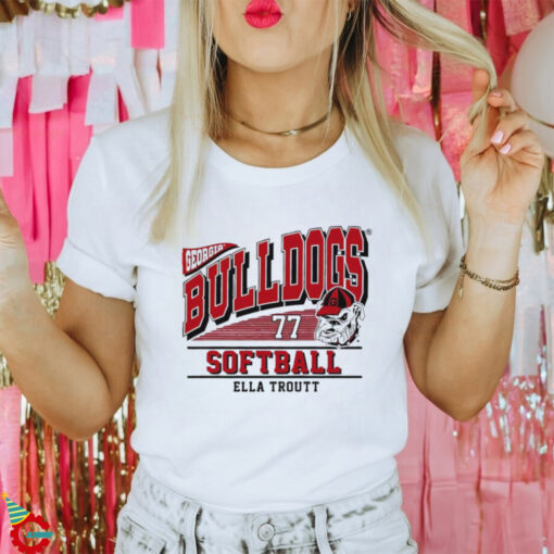 Ella Troutt #77 Georgia Bulldogs softball shirt