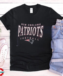 England Patriots Fanatics Heather Navy Divided Warp Tri Blend T Shirt