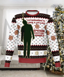 Epstein Didn't Ugly Christmas Sweater