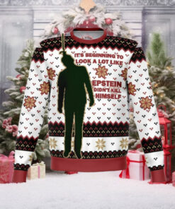 Epstein Didn't Ugly Christmas Sweater