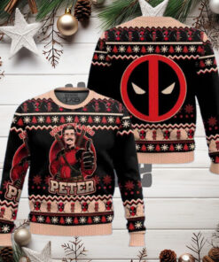 Everyone Loves Petter Deadpool and Wolverine Chirstmas Gifts 2024 Xmas For Family And Friends Ugly Sweater