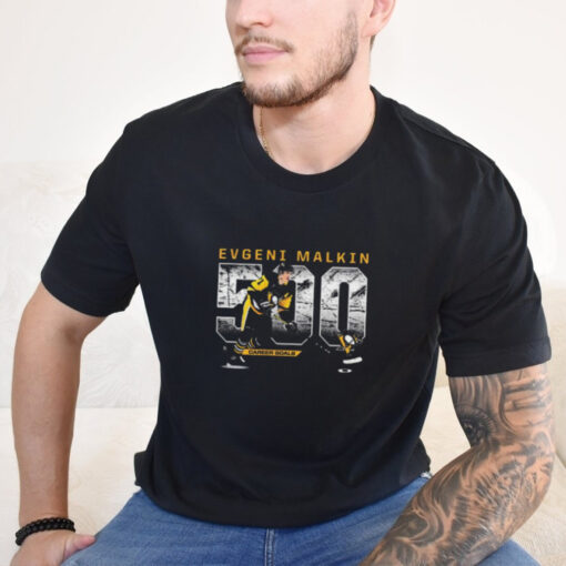 Evgeni Malkin Pittsburgh Penguins 500 Goals shirt