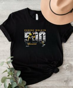 Evgeni Malkin Pittsburgh Penguins 500 Goals shirt