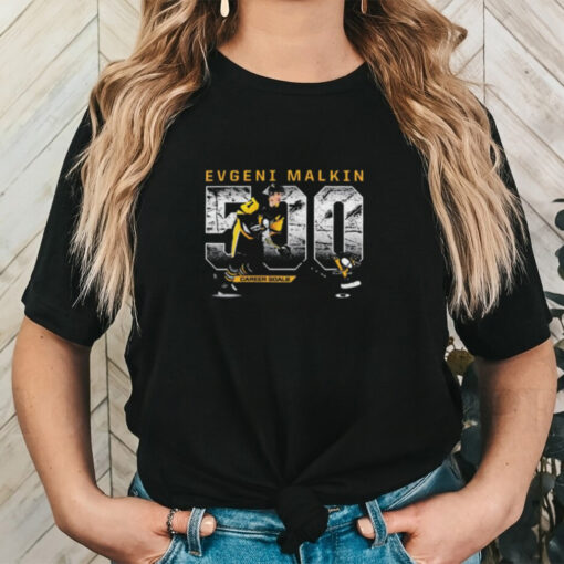 Evgeni Malkin Pittsburgh Penguins 500 Goals shirt