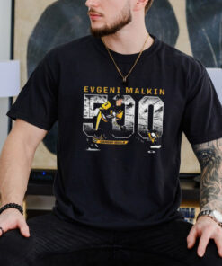 Evgeni Malkin Pittsburgh Penguins 500 Goals shirt