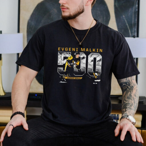 Evgeni Malkin Pittsburgh Penguins 500 Goals shirt