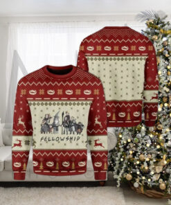 Fellowship Lord Of The Ring Ugly Christmas Sweater