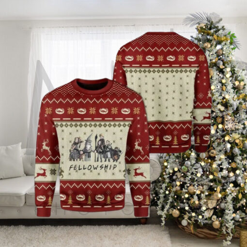 Fellowship Lord Of The Ring Ugly Christmas Sweater