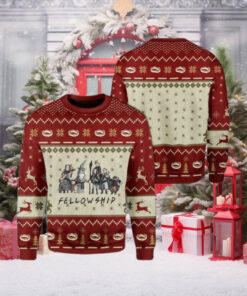 Fellowship Lord Of The Ring Ugly Christmas Sweater