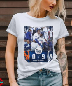 Final New York Mets 0 – 9 Los Angeles Dodgers MLB 2024 NLCS Poster t shirt