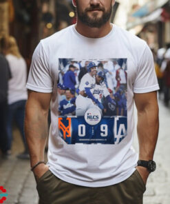 Final New York Mets 0 – 9 Los Angeles Dodgers MLB 2024 NLCS Poster t shirt