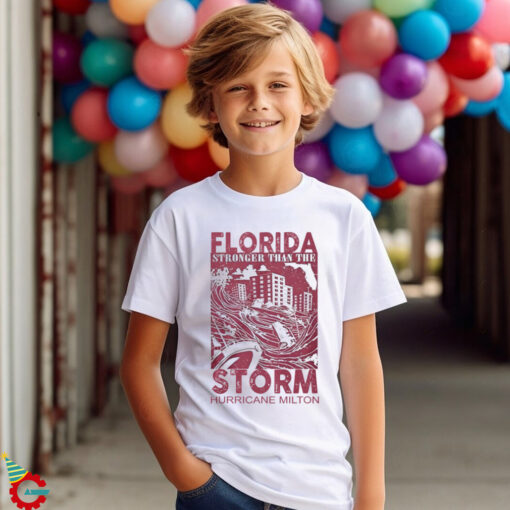 Florida Stronger Than The Storm Hurricane Milton T Shirt