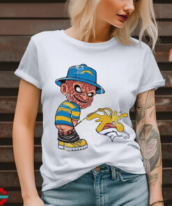 Freddy Krueger Los Angeles Chargers Piss On Denver Broncos Halloween 2024 NFL Shirt