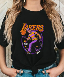 Freddy Krueger x NBA Los Angeles Lakers Graphic 2024 t shirt