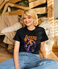 Freddy Krueger x NBA Los Angeles Lakers Graphic 2024 t shirt