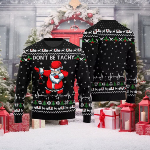 Funny Santa With Diddy Oil Ugly Christmas Sweater