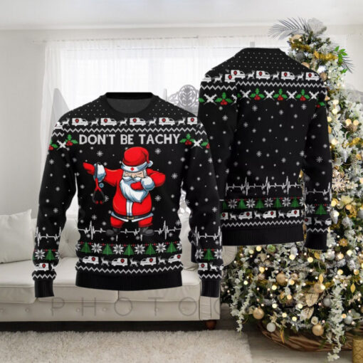 Funny Santa With Diddy Oil Ugly Christmas Sweater