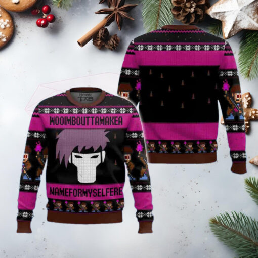 Gambit Make a name for myself Chirstmas Gifts 2024 Xmas For Family And Friends Ugly Sweater