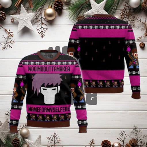 Gambit Make a name for myself Chirstmas Gifts 2024 Xmas For Family And Friends Ugly Sweater