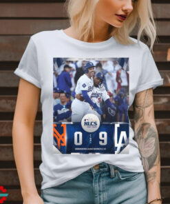 Game 1 Los Angeles Dodge 9 0 New York Mets MLB 2024 NLCS Final Score t shirt