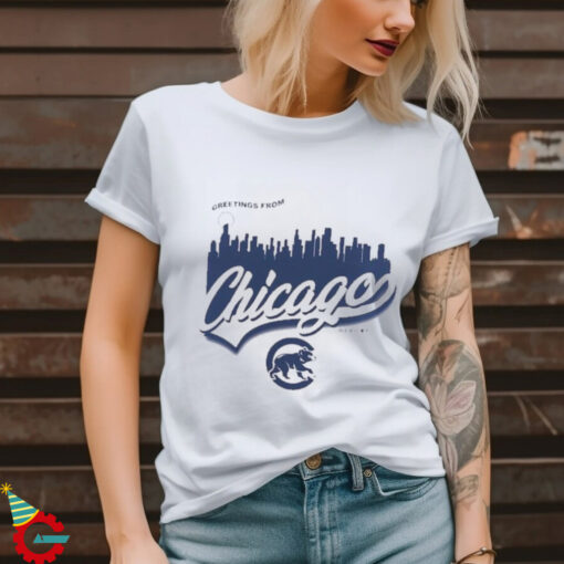 Getting From Skyline Chicago Cubs Shirt