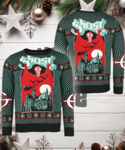 Ghost Band Bravado Nameless Ghouls Papa Emeritus Gift For Fans Ugly Christmas Sweater Gift For Holiday